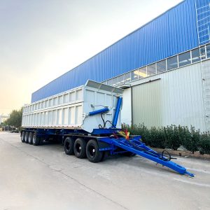 4 Axle Side Dump Trailer