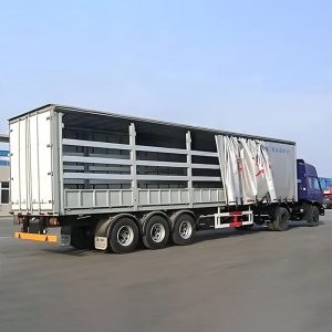 Curtain Trailer 3 Axle 40 Tons PVC Tarpaulin