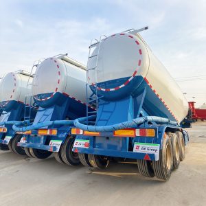 3-Axle 85CBM Bulk Cement Semi-Trailer