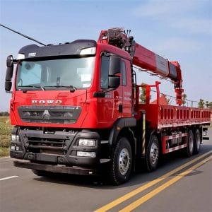 HOWO 8×4 Truck-Mounted Crane