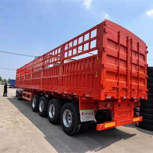 3 Axle 60Ton Fence Type Semi Trailer