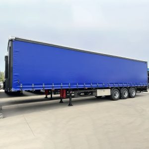 High-Capacity Curtain Side Dry Van Trailer with 3 Axles
