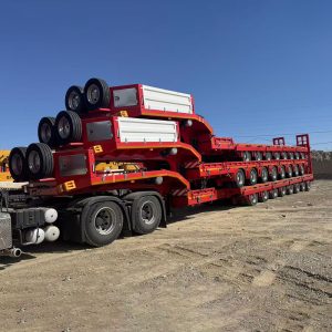 8 Axle 150 Ton Lowbed Trailer for Sale