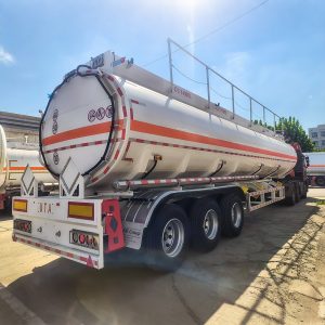 ZW 3 Axle Aluminum Tanker Semi Trailer