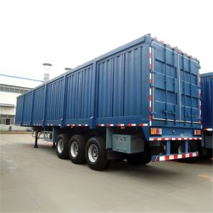 3 Axle Enclosed Box Semi Trailer for Cargo Transport