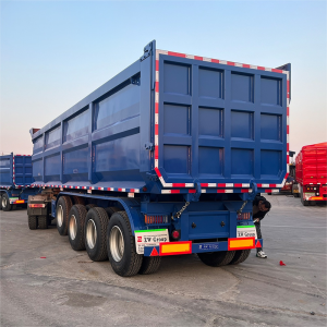 4 Axle U Type Tipper Trailer