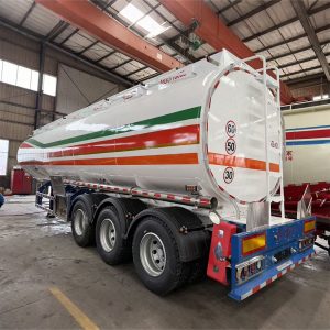ZW Group 3-Axle Aluminum Alloy Tanker Semi-Trailer