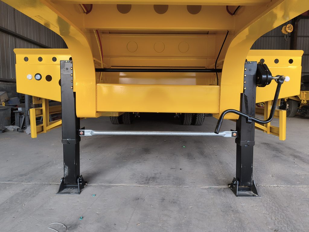 4 axle lowbed semi trailer