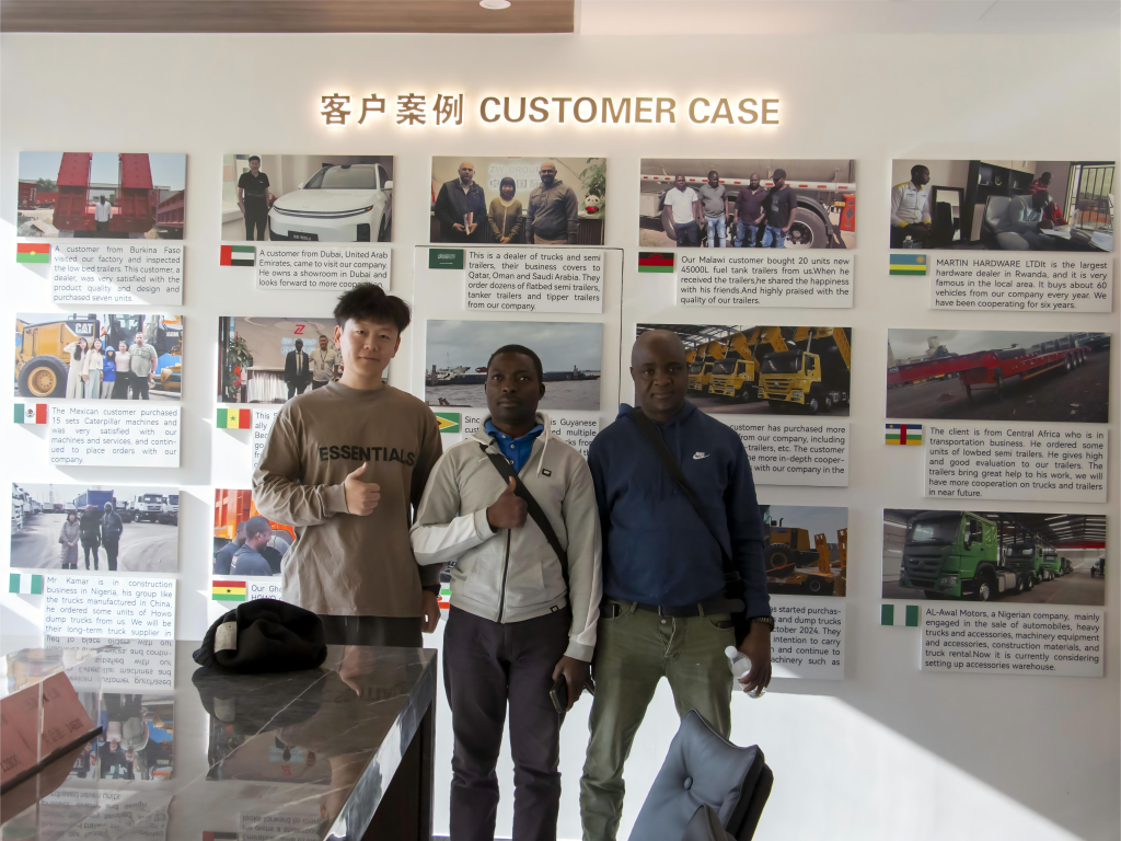 Nigeria Client’s Visit to Our Heavy-Duty Truck Plant