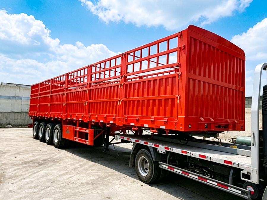 4 axle stake semi trailer