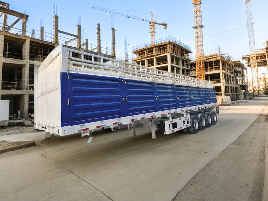 4 axle stake semi trailer