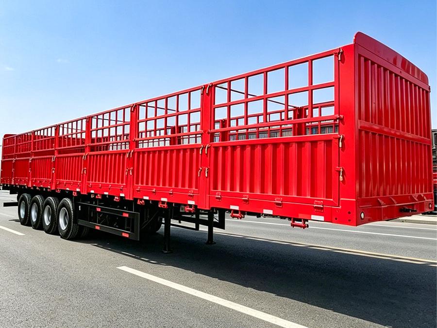 4 axle stake semi trailer