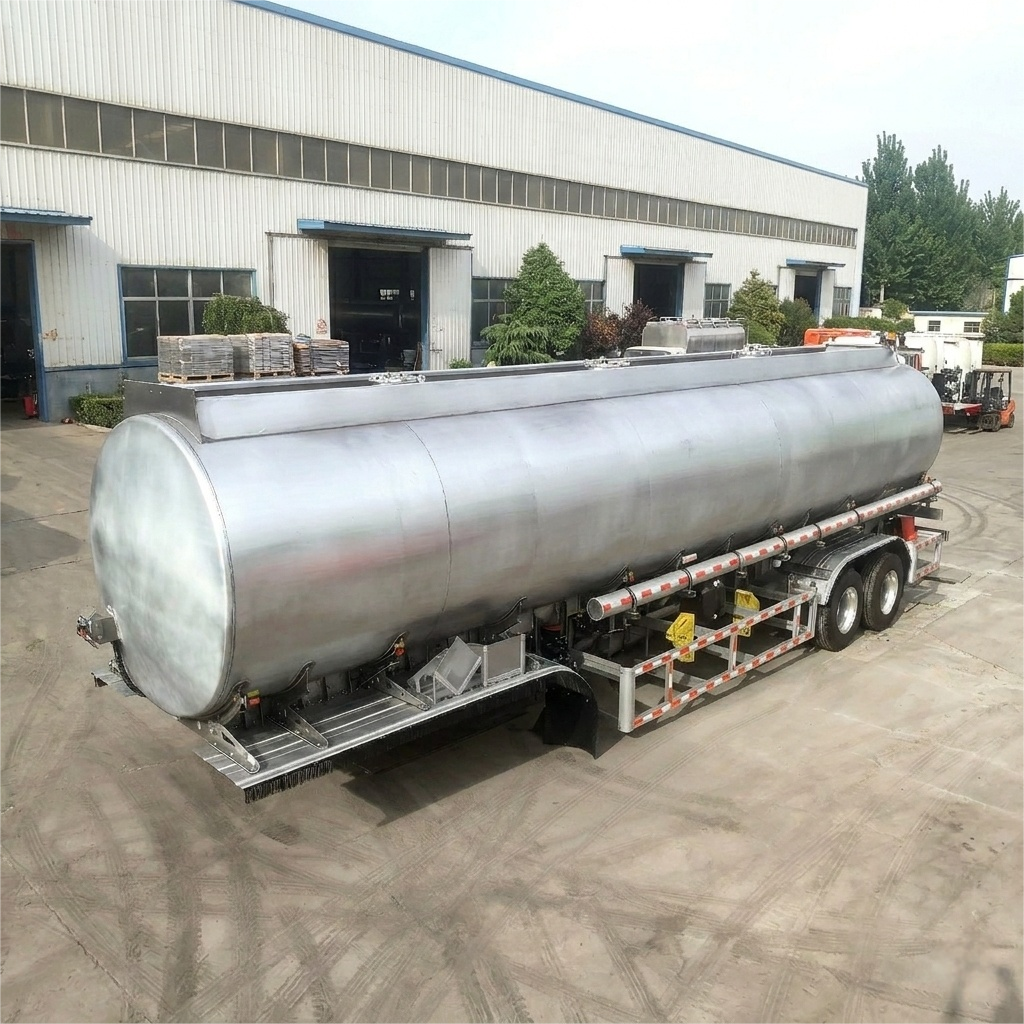Aluminum Alloy Tanker Semi Trailer