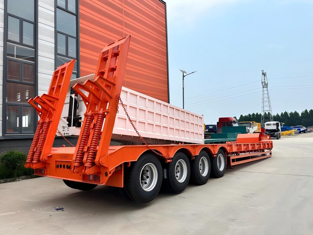 4 Axle Lowbed Semi Trailer